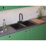 Мойка OMOIKIRI TEDORI 86-2-DC Tetogranit/темный шоколад 4993928